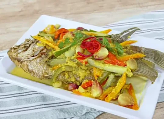 Resep ikan acar kuning (Sumber: Tangkap Layar YouTube/Indonesian Simple)