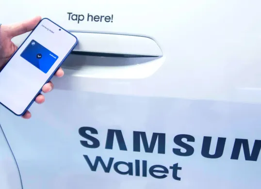 Potret dompet elektronik Samsung Wallet, selain pembayaran bisa menjadi digital key. (Sumber: Samsung)