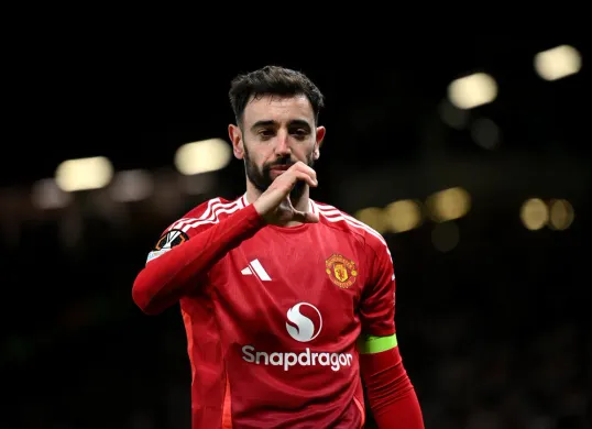 komentar tajam Ruben Amorim soal Man United terburuk disetujui oleh Bruno Fernandes. (Sumber: X/ UnitedInFocus)