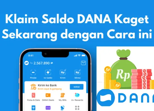 Segera klaim saldo DANA Kaget yang Anda temukan di Internet. (Poskota/Rivero Jericho S)