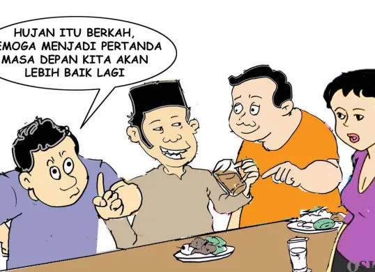 Obrolan Warteg: Semoga Sejahtera Kian Merata (Sumber: Poskota/ Yudhi Himawan)