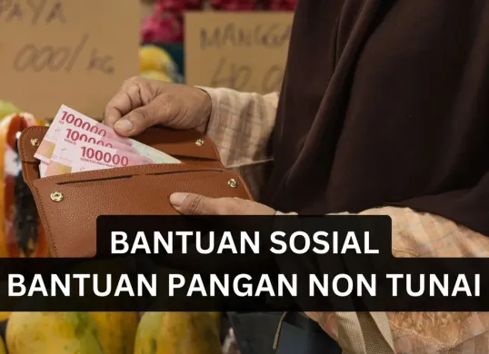 Bantuan Pangan Non Tunai. (Sumber: Poskota/Legenda Kinanty Putri)