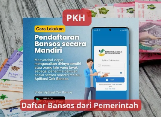 Daftar Dana Bansos PKH periode 2025 melalui aplikasi Cek Bansos. (Kemensos RI)