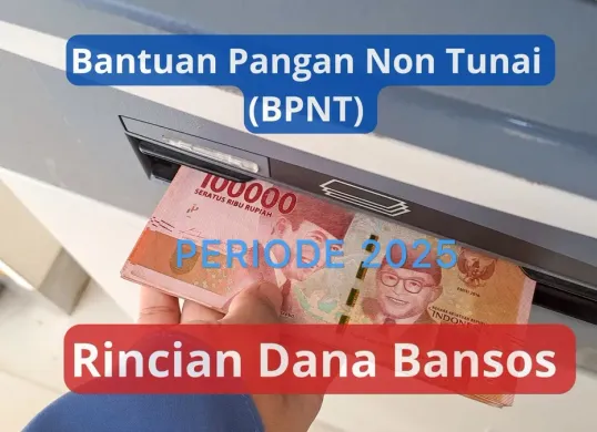 Dana Bansos BPNT periode Januari-Maret 2025. (Canva)