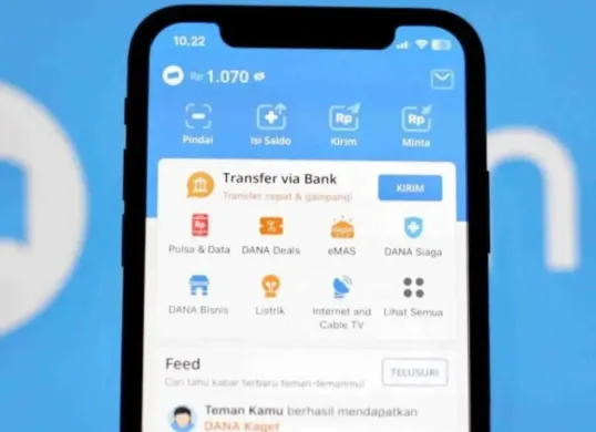 Ilustrasi mendapatkan saldo dana gratis. (Sumber: DANA)