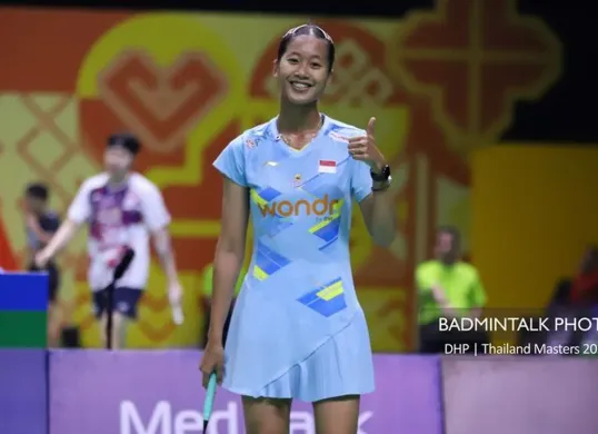 Putri Kusuma Wardani lolos ke semifinal Thailand Masters 2025 (Sumber: IG: @badmintalk_com)