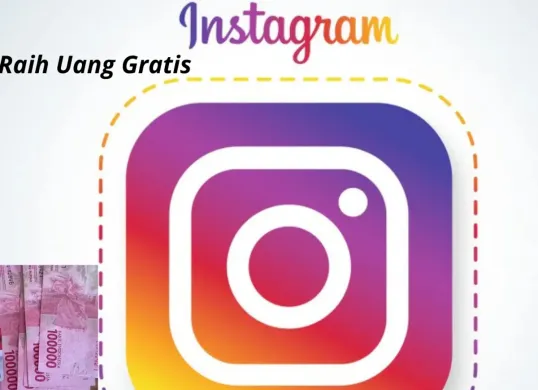 Raih uang gratis dari Instagram. (Sumber: Freepok.com/vvcstudio/edit Santi Santika)