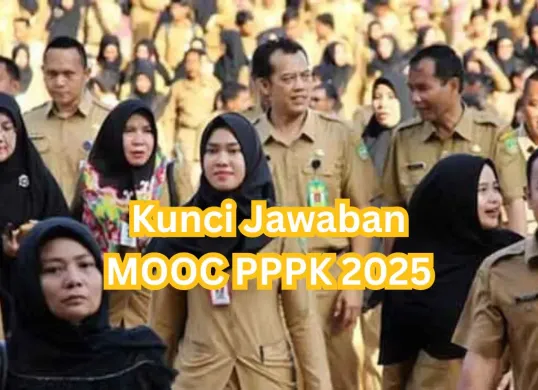 Kunci jawaban MOOC PPPK 2025. (Sumber: Dok. Poskota)