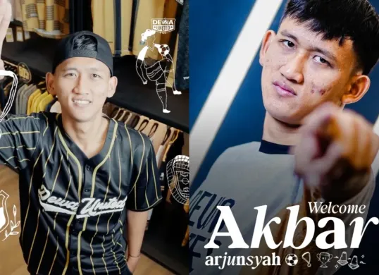 Potret Akbar Arjunsyah eks Persija Jakarta yang diumumkan menjadi pemain baru Dewa United. (Sumber: Instagram/@dewaunitedfc)