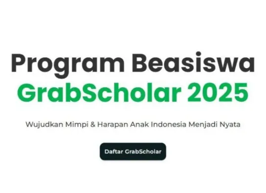 Beasiswa GrabSholar 2025. (Sumber: benihbaik.com)
