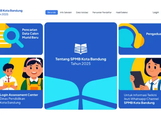 Info terbaru! Jadwal pengumuman SPMB Bandung 2025 beserta tutorial cek nama peserta yang lolos seleksi melalui jalur domisili, afirmasi, prestasi dan mutasi. (Sumber: spmb.bandung.go.id)