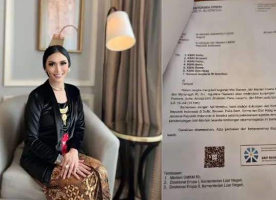 Kontroversi Agustina Hastarini Istri Menteri UMKM viral minta fasilitas negara untuk kunjungan 7 negara Eropa. Ini fakta lengkapnya! (Sumber: X/@PaltiWest)