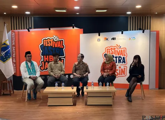 Dinas Perpusatakaan dan Kearsipan Provinsi Jakarta dan Pusat Dokumen Sastra H.B. Jassin memulai Festival Sastra H.B. Jassin, Jumat, 4 Juli 2025. (Sumber: Poskota/Pandi Ramedhan)