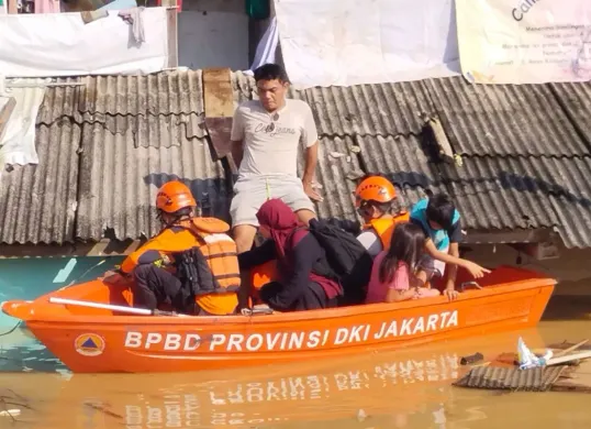 Sebanyak 51 RT di Jakarta tergenang usai diguyur hujan deras, Minggu, 6 Juli 2025. (Sumber: Dok. BPBD Jakarta)