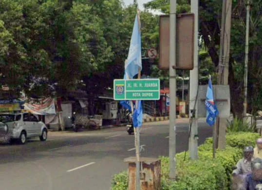 Jalan Juanda, simbol perkembangan kota Depok dari jalur pipa gas menjadi jalan penghubung 3 kota, ini sejarahnya! (Sumber: Google Street View)