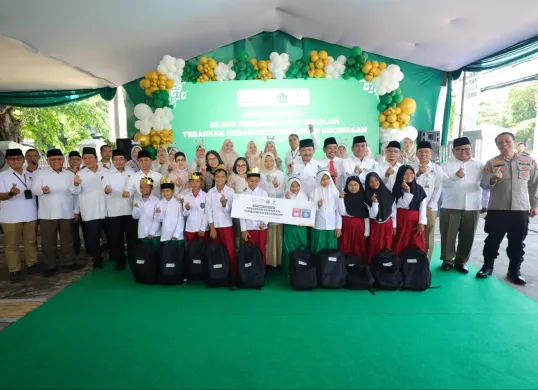 Baznas Salurkan Bantuan 51.108 Anak Yatim se-Indonesia di Kantor Pusar Baznas, Jakarta Timur. (Sumber: Dok. Baznas)