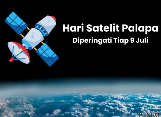 Hari Satelit Palapa Diperingati Tiap Tanggal 9 Juli, Berikut Penjelasan dan Sejarahnya (Sumber: Canva/Edited Muhammad Ibrahim)