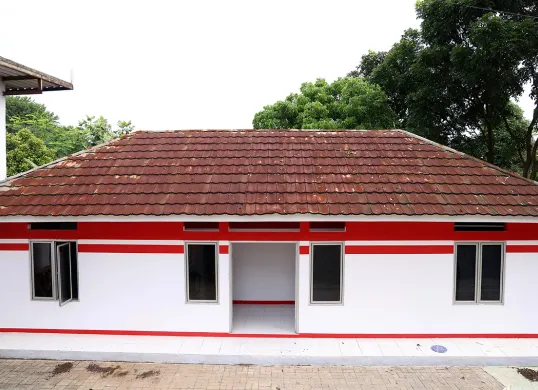 Salah satu bangunan Koperasi Merah Putih yang telah disiapkan untuk operasional di Kabupaten Bogor. (Sumber: Dok Pemkab Bogor)