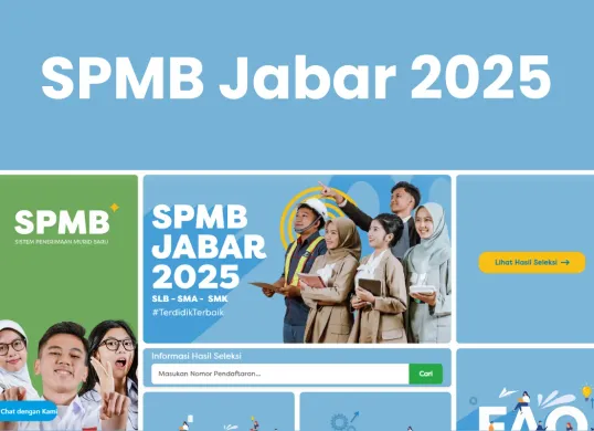 SPMB Jabar 2025 Login: Cek Pengumuman Hasil Seleksi Tahap 2 di Sini (Sumber: https://spmb.jabarprov.go.id)