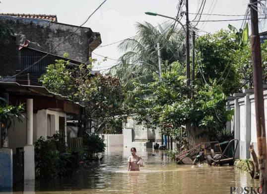 49 RT Terendam Banjir Akibat Luapan Sungai Ciliwung