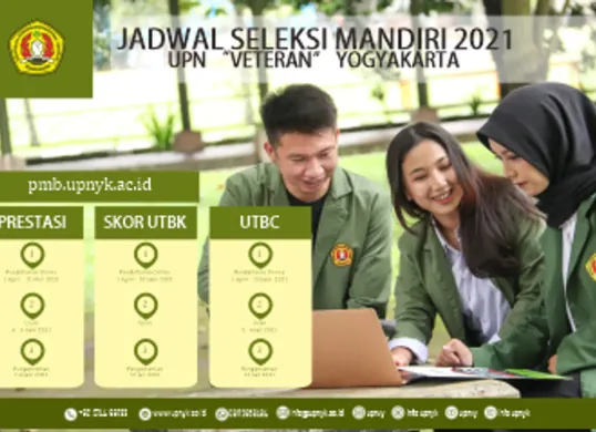 Resmi Dirilis: Jam Pengumuman SM UPN Veteran Yogyakarta 2025 Skema Kapasitas Bela Negara-1, Berikut Cara Akses Cepat dan Akurat (Sumber: Dok/UPN Venteran Yogyakarta)