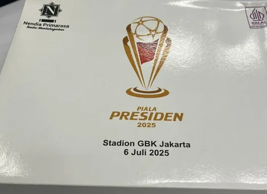 Penampakan nasi kotak Piala Presiden 2025 yang dikomentari jurnalis Inggris. (Sumber: X/OxMailLiamRice)