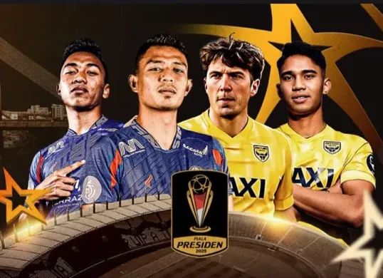 Live streaming Arema FC vs Oxford United di Piala Presiden 2025 (Sumber: Vidio.com)