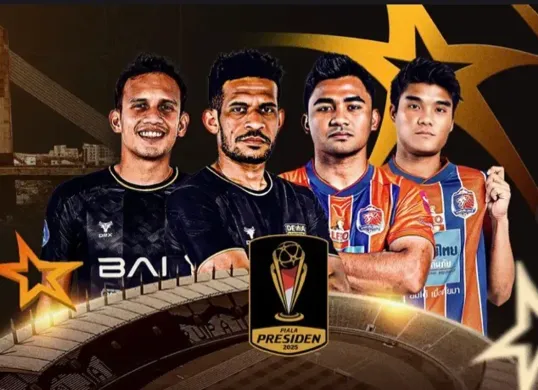 Info live streaming Dewa United vs Port FC di Piala Presiden 2025 (Sumber: Vidio.com)