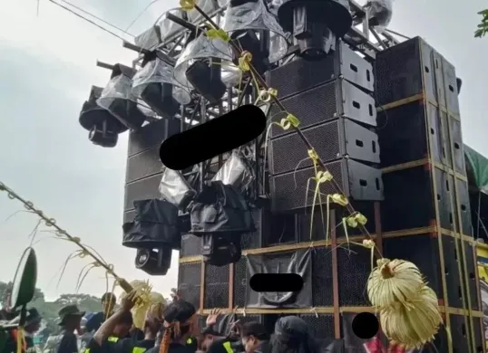 Pemprov Jatim godok regulasi sound horeg. (Sumber: Instagram/@horegg_indo_official)