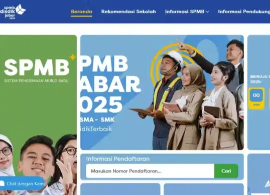 Cek hasil SPMB Jabar 2025. (Sumber: tangkapan layar)