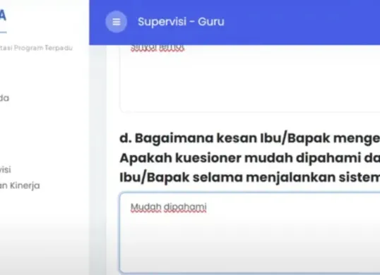 Panduan Lengkap: Solusi Mengatasi Salah Pilih Jenis Jabatan dan Reset Email Akun SI CIPTA GTK Survei Kinerja (Sumber: Screenshot/SI CIPTA)