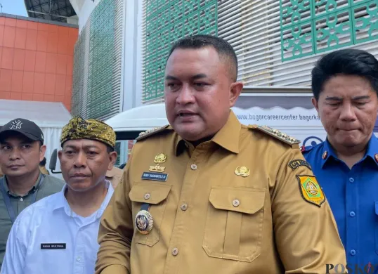 Bupati Bogor, Rudy Susmanto. (Sumber: Poskota/Sekar Putri Andini)