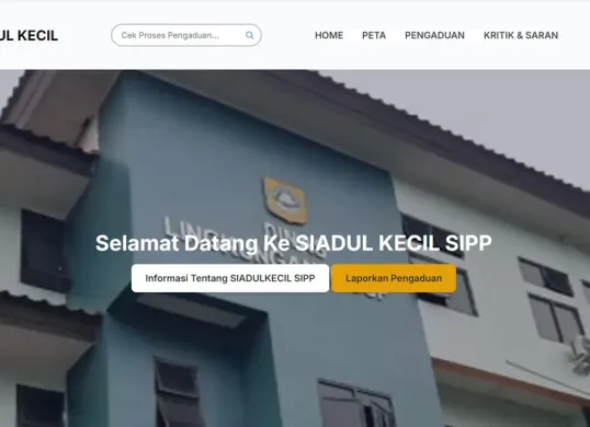Tampilan antarmuka SIADUL KECIL, sistem pelaporan administrasi dokumen lingkungan dan limbah B3 medis untuk usaha skala kecil, yang diinovasikan oleh Dinas Lingkungan Hidup (DLH) Kabupaten Bogor, Jumat, 11 Juli 2025. (Sumber: DLH Kabupaten Bogor)