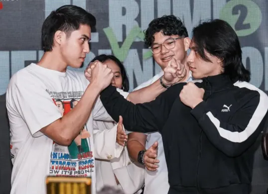 Potret dua selebriti Indonesia yang akan bertarung di ring tinju dalam ajang SKO vol 3, yaitu Jefri Nichol vs El Rumi. (Sumber: Instagram/@jefrinichol)