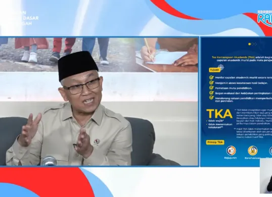 Mendikdasmen Abdul Muti'i, Kebijakan baru Tes Kemampuan Akademik (TKA) (Sumber: YouTube/KEMDIKDASMEN)