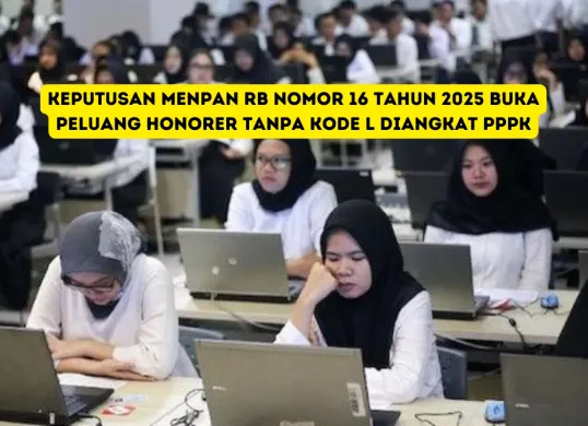 Kabar Baik bagi Honorer: Kesempatan Jadi PPPK Paruh Waktu Tanpa Kode L Berdasarkan Kebijakan Baru Menpan RB (Sumber: Poskota/Yusuf Sidiq)