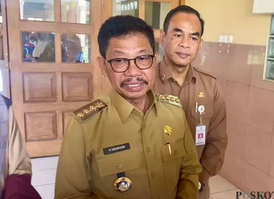 Wali Kota Tangerang, Sachrudin menekankan MPLS bebas dari perpeloncoan, Selasa, 15 Juli 2025. (Sumber: Poskota/Primayanti Juli Kumala Manalu)
