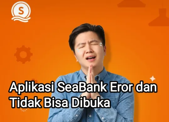 Aplikasi SeaBank tidak bisa dibuka dan eror karena ada pemeliharaan rutin. (Sumber: Instagram/@seabank_id)