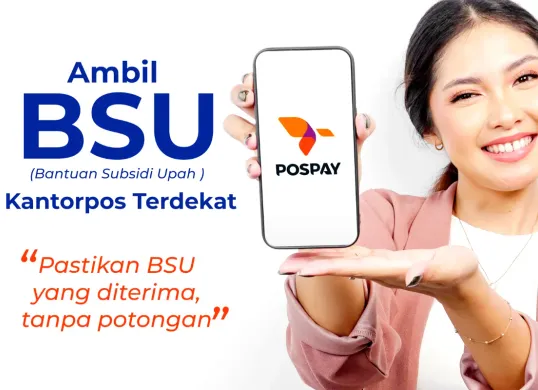 Ilustrasi pencairan BSU 2025 melalui Kantor Pos. Cek aplikasi Pospay hingga 31 Juli 2025. (Sumber: Pospay)