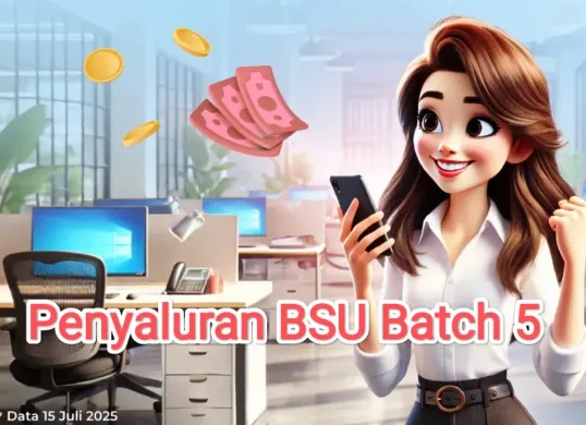 Penyaluran BSU batch 5 mulai dipertanyakan masyarakat usai pencairan dana BSU batch 4. (Sumber: Instagram/@kemnaker)