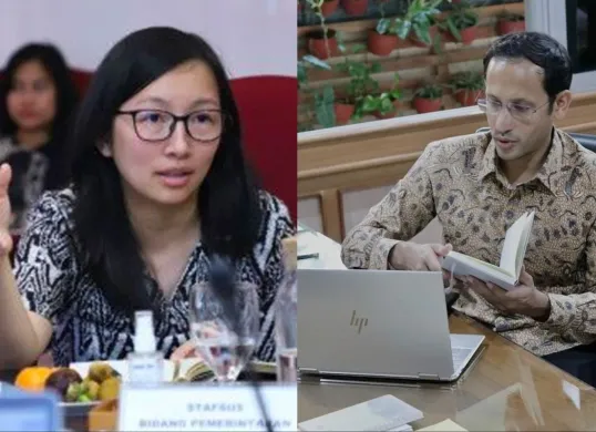 Profil Jurist Tan Stafus Nadiem Makarim yang Jadi Buron Kasus Laptop Rp9,9 Triliun (Sumber: Dok Menpan RI dan Instagram nadiem_makarim__)