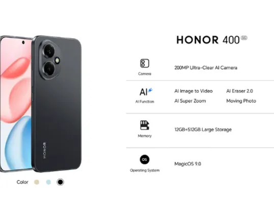 HP Honor 400 5G (Sumber: honor.com)