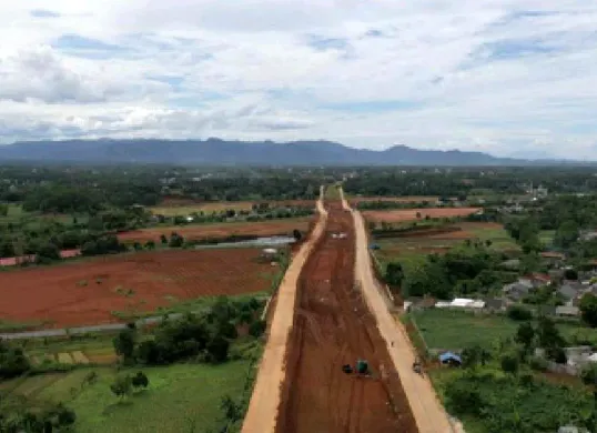 Proyek pembangunan Jalan Bojonggede-Kemang (Bomang), kembali dilanjutkan oleh Pemerintah Kabupaten Bogor. (Sumber: Humas Pemkab Bogor)