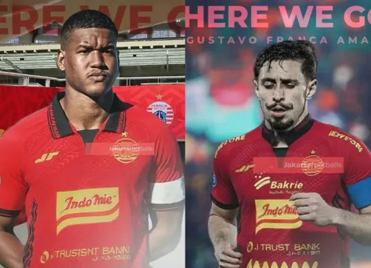Potret dua pemain asal Brasil, Gustavo Franca Amadio (kanan) dan Alan Cardoso (kiri) yang dirumorkan tengah dalam tahap finalisasi untuk bergabung dengan Persija Jakarta di musim 2025/2026. (Sumber: Instagram/@welcomepersija)