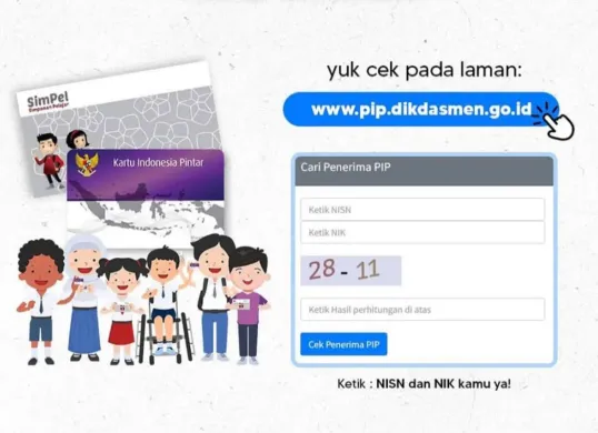 Penyaluran bansos PIP Juli 2025 ditujukan kepada siswa yang terdaftar sebagai penerima manfaat. (Sumber: Instagram/@sobatpip)