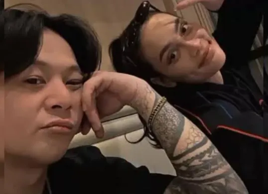Potret kebersamaan Erika Carlina bersama DJ Bravy. (Sumber: TikTok)