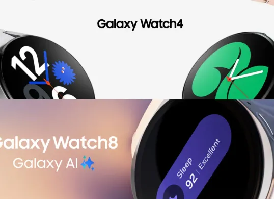 Ilustrasi perbandingan Galaxy Watch 8 vs Galaxy Watch 4. (Sumber: Samsung)