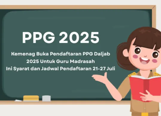 PPG Daljab 2025 segera dimulai! Guru madrasah mapel agama wajib tahu syarat dan jadwal pendaftaran 21-27 Juli (Sumber: Poskota/Aldi Harlanda Irawan)