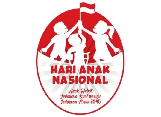 Tema dan makna logo Hari Anak Nasional 2025 (Sumber: Dokumentasi KemenPPPA)