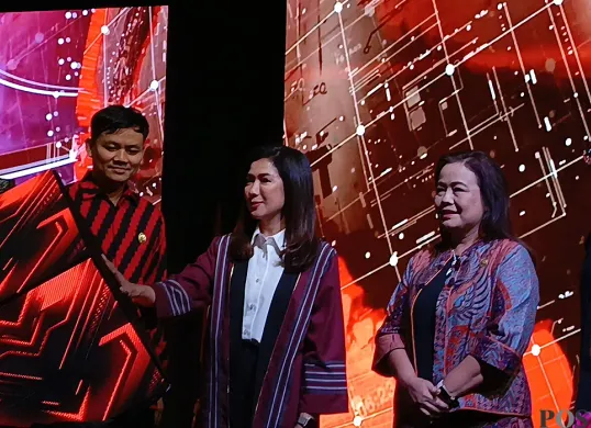 Komisi Informasi Pusat menggelar talkshow dan soft launching pameran Keterbukaan Publik 2025 di Auditorium Abdul Rahman Saleh, Gedung RRI, Jakarta, pada Kamis, 24 Juli 2025. (Sumber: POSKOTA | Foto: Ali Mansur)